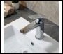 Sealey DH392 Baridi Basin Mixer Tap with Clicker Waste - Chrome