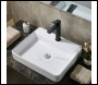 Sealey DH395 Baridi High Basin Mixer Tap with Clicker Waste - Matt Black
