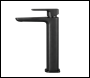 Sealey DH395 Baridi High Basin Mixer Tap with Clicker Waste - Matt Black