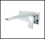 Sealey DH396 Baridi Wall Mounting Basin Mixer Tap, Square - Chrome