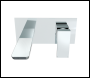 Sealey DH396 Baridi Wall Mounting Basin Mixer Tap, Square - Chrome