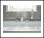 Sealey DH398 Baridi Bath Mounting 4-Hole Mixer Tap with Shower Head - Chrome