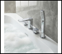 Sealey DH398 Baridi Bath Mounting 4-Hole Mixer Tap with Shower Head - Chrome