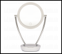 Sealey DH3 Dellonda Freestanding Double-Sided LED Vanity Mirror 7.5 inch 