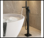 Sealey DH401 Baridi Freestanding Bath Mixer Tap with Shower - Matt Black