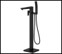 Sealey DH401 Baridi Freestanding Bath Mixer Tap with Shower - Matt Black