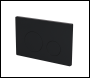 Sealey DH406 Baridi Matt Black Toilet Flush Plate with Dual Flush