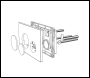 Sealey DH407 Baridi Matt White Toilet Flush Plate Dual Flush