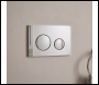 Sealey DH408 Chrome Toilet Flush Plate with Dual Flush
