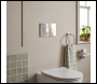 Sealey DH408 Chrome Toilet Flush Plate with Dual Flush