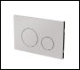 Sealey DH408 Chrome Toilet Flush Plate with Dual Flush