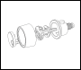 Sealey DH410 Baridi Flush Button for Cabinet-Style Cistern - Chrome