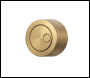 Sealey DH411 Baridi Flush Button for Cabinet-Style Cistern - Brushed Brass