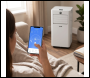 Sealey DH413 Baridi 5-in-1 Portable Air Conditioner/Dehumidifier/Air Cooler with Window Sealing Kit 7,000Btu/hr - White