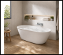 Sealey DH415 Baridi Double-Ended Slim Rim Bath with Overflow System 140cm – Gloss White