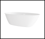 Sealey DH415 Baridi Double-Ended Slim Rim Bath with Overflow System 140cm – Gloss White