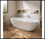 Sealey DH417 Baridi Double-Ended Slim Rim Bath with Overflow System 160cm – Gloss White