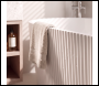 Sealey DH419 Baridi Double-Ended Fluted Design Bath with Slim Rim 150cm – Gloss White