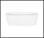 Sealey DH419 Baridi Double-Ended Fluted Design Bath with Slim Rim 150cm – Gloss White