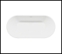 Sealey DH419 Baridi Double-Ended Fluted Design Bath with Slim Rim 150cm – Gloss White