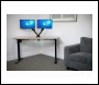 Sealey DH41 Dellonda Oak Electric Adjustable-Height Standing Desk with Memory, Quiet & Fast 1400 x 700mm