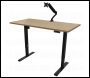 Sealey DH41 Dellonda Oak Electric Adjustable-Height Standing Desk with Memory, Quiet & Fast 1400 x 700mm