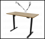 Sealey DH41 Dellonda Oak Electric Adjustable-Height Standing Desk with Memory, Quiet & Fast 1400 x 700mm