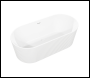 Sealey DH420 Baridi Double-Ended Fluted Design Bath with Slim Rim 168cm – Gloss White