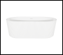 Sealey DH420 Baridi Double-Ended Fluted Design Bath with Slim Rim 168cm – Gloss White