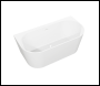 Sealey DH421 Baridi Back-to-Wall Slim Rim Bath with Overflow System 150cm – Gloss White