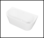 Sealey DH421 Baridi Back-to-Wall Slim Rim Bath with Overflow System 150cm – Gloss White