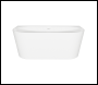 Sealey DH421 Baridi Back-to-Wall Slim Rim Bath with Overflow System 150cm – Gloss White