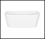 Sealey DH422 Baridi Back-to-Wall Slim Rim Bath with Overflow System 170cm – Gloss White