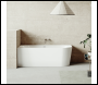 Sealey DH423 Baridi Left-Hand Corner Slim Rim Bath with Overflow System 150cm – Gloss White