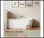 Sealey DH423 Baridi Left-Hand Corner Slim Rim Bath with Overflow System 150cm – Gloss White