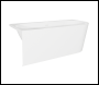 Sealey DH424 Baridi Left-Hand Corner Slim Rim Bath with Overflow System 160cm – Gloss White
