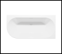 Sealey DH426 Baridi Right-Hand Corner Slim Rim Bath with Overflow System 150cm – Gloss White