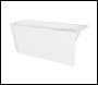 Sealey DH427 Baridi Right-Hand Corner Slim Rim Bath with Overflow System 160cm – Gloss White
