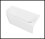Sealey DH428 Baridi Right-Hand Corner Slim Rim Bath with Overflow System 170cm – Gloss White