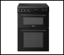 Sealey DH429 Baridi 60cm Freestanding Cooker with 99L Double Cavity & Ceramic Hob - Black