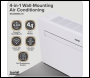 Sealey DH433 Baridi 4-in-1 Smart Monobloc Wall-Mounting Air Conditioning Unit 12,000Btu/hr - White