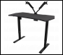 Sealey DH43 Dellonda Carbon Fibre Effect Electric Height Adjustable Standing Desk with Memory, Quiet, 1400 x 700mm