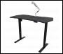Sealey DH43 Dellonda Carbon Fibre Effect Electric Height Adjustable Standing Desk with Memory, Quiet, 1400 x 700mm