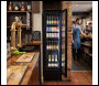Sealey DH440 Baridi Tall Drinks/Bar Fridge with Digital Controls & Auto Defrost 160L - Black