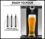 Sealey DH49 Baridi Mini Keg Draft Beer Dispenser Tap with Integrated Cooling 5L Capacity