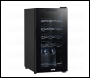 Sealey DH5 Baridi 15 Bottle Wine Fridge with Digital Touch Screen Controls & LED Light - Black