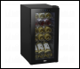Sealey DH5 Baridi 15 Bottle Wine Fridge with Digital Touch Screen Controls & LED Light - Black
