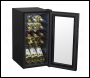 Sealey DH5 Baridi 15 Bottle Wine Fridge with Digital Touchscreen Controls & LED Light - Black