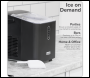 Sealey DH52 Baridi Ice Cube Maker with LED Display & 10 Minute Freeze