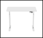 Sealey DH56 Dellonda Single Motor Ultra-Quiet Adjustable-Height Electric Sit/Stand Desk - White Desktop